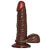  REALISTIC DILDO REAL RAPTURE BROWN 6.5`` T4L-00700690