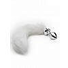   White Tail Buttplug Silver SH-OU134SIL