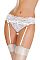 Кружевной пояс для чулок и трусики-стринги
