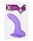 Фиолетовый фаллоимитатор на присоске XSKIN 6 TPR DONG PURPLE - 15 см.