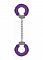 Кандалы Beginner s Legcuffs Furry Purple SH-OU007PUR