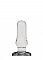 Анальный стимулятор Bottom Line, 10.5 см., Прозрачный