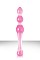 Малый розовый стеклянный анальный стимулятор CRYSTAL KEGEL