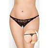 Полупрозрачные трусики-стринг с доступом Полупрозрачные трусики-стринг с доступом