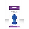 Малая синяя стеклянная анальная пробка CRYSTAL PLUG Малая синяя стеклянная анальная пробка CRYSTAL PLUG