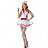 <strong>Костюм медсестры с пышной юбкой</strong> <br />
Костюм состоит из: платья, головного убора, стетоскопа.
<div class="charTableblock"><div><span>Размер</span>: S (42-44); M (44-46)</div><div><span>Цвет</span>: белый</div><div><span>Производитель</span>: Le Frivole, Китай; Le Frivole, Китай</div></div> Костюм медсестры с пышной юбкой
Костюм состоит из: платья, головного убора, стетоскопа.