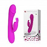 <strong>Лиловый вибратор Hunter с клиторальным зайчиком - 18 см.</strong> <br />
Лиловый вибратор Hunter с клиторальным зайчиком. <div class="charTableblock"><div><span>Материал</span>: силикон</div><div><span>Длина, см</span>: 17.00</div><div><span>Диаметр, см</span>: 3.00</div><div><span>Длина, см</span>: 17-20</div><div><span>Диаметр, см</span>: 3</div><div><span>Производитель</span>: Baile, Китай</div></div> Лиловый вибратор Hunter с клиторальным зайчиком - 18 см. 
Лиловый вибратор Hunter с клиторальным зайчиком.