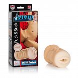 <strong>Двусторонний мастурбатор Vivid Raw Fuck Suck - вагина и ротик</strong> <br />
Мастурбатор двусторонний вагина и ротик Vivid^ Raw№ Fuck Suck для двойного удовольствия. <div class="charTableblock"><div><span>Материал</span>: TPE / TPR</div><div><span>Цвет</span>: телесный</div><div><span>Наличие вибрации</span>: без вибрации</div><div><span>Особенности</span>: вагина; ротик</div></div> Двусторонний мастурбатор Vivid Raw Fuck Suck - вагина и ротик
Мастурбатор двусторонний вагина и ротик Vivid^ Raw№ Fuck Suck для двойного удовольствия.