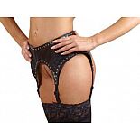 <strong>Пояс для чулок из кожи с заклёпками</strong> <br />
Пояс женский, профурнитуренный заклепками на текстильной подкладке. <div class="charTableblock"><div><span>Производитель</span>: Подиум, Россия</div></div> Пояс для чулок из кожи с заклёпками
Пояс женский, профурнитуренный заклепками на текстильной подкладке.