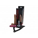 <strong>Реалистичный страпон с выносным блоком управления вибрацией - 16,5 см.</strong> <br />
Рельефная вибронасадка для страпона, в комплект входят трусики. <div class="charTableblock"><div><span>Длина, см</span>: 16.5</div><div><span>Диаметр, см</span>: 4</div><div><span>Длина, см</span>: 13-16</div><div><span>Диаметр, см</span>: 4</div><div><span>Материал</span>: ПВХ (PVC)</div><div><span>Цвет</span>: телесный</div><div><span>Особенности</span>: комплект; vac-u-lock; с вибрацией</div></div> Реалистичный страпон с выносным блоком управления вибрацией - 16,5 см.
Рельефная вибронасадка для страпона, в комплект входят трусики.