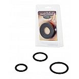 <strong>Набор из 3 чёрных колец различного диаметра</strong> <br />
Набор из 3 эластичных эрекционных колец. <div class="charTableblock"><div><span>Материал</span>: TPE / TPR</div></div> Набор из 3 чёрных колец различного диаметра
Набор из 3 эластичных эрекционных колец.