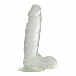   JELLY DILDO REAL RAPTURE CLEAR 7.5 - 19 . 
  JELLY DILDO REAL RAPTURE CLEAR 7.5.   .