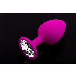 <strong>Большая розовая силиконовая пробка с прозрачным кристаллом - 9 см.</strong> <br />
Стильная, модная, шелковистая на ощупь, очень качественная и соблазнительно недорогая анальная пробка лилового цвета, украшенная кристаллом. <div class="charTableblock"><div><span>Длина, см</span>: 9</div><div><span>Диаметр, см</span>: 4</div><div><span>Материал</span>: силикон</div><div><span>Цвет</span>: красный/розовый; другой</div><div><span>Особенности</span>: пробка; ювелирка</div><div><span>Особенности</span>: без вибрации; гладкая</div><div><span>Длина, см</span>: 9-12</div><div><span>Диаметр, см</span>: 4</div><div><span>Цвет кристалла</span>: прозрачный</div></div> Большая розовая силиконовая пробка с прозрачным кристаллом - 9 см.
Стильная, модная, шелковистая на ощупь, очень качественная и соблазнительно недорогая анальная пробка лилового цвета, украшенная кристаллом.