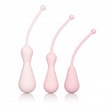 <strong>Набор из 3 штук вагинальных кегель разного размера Weighted Silicone Kegel Training Kit</strong> <br />
Набор силиконовых массажеров способствует укреплению и активизации вагинальных мышц при помощи упражнения Кегеля. <div class="charTableblock"><div><span>Материал</span>: силикон</div><div><span>Производитель</span>: California Exotic Novelties, США</div></div> Набор из 3 штук вагинальных кегель разного размера Weighted Silicone Kegel Training Kit
Набор силиконовых массажеров способствует укреплению и активизации вагинальных мышц при помощи упражнения Кегеля.