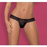 <strong>Трусики с кружевным орнаментом Picantina</strong> <br />
Трусики с кружевным орнаментом Picantina. <div class="charTableblock"><div><span>Размер</span>: L (46-48); XL (48-50)</div><div><span>Цвет</span>: черный</div><div><span>Производитель</span>: Obsessive, Польша</div><div><span>В наличии</span>: L-XL, черный</div></div> Трусики с кружевным орнаментом Picantina
Трусики с кружевным орнаментом Picantina.