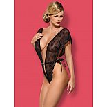 <strong>Кружевной V-образный тедди Merossa с пояском и доступом</strong> <br />
Кружевной V-образный тедди Merossa с пояском и доступом. <div class="charTableblock"><div><span>Размер</span>: L (46-48); XL (48-50)</div><div><span>Цвет</span>: черный</div><div><span>Производитель</span>: Obsessive, Польша</div><div><span>В наличии</span>: L-XL, черный</div></div> Кружевной V-образный тедди Merossa с пояском и доступом
Кружевной V-образный тедди Merossa с пояском и доступом.