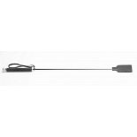 <strong>Чёрный кожаный стек с прямоугольным наконечником - 66 см.</strong> <br />
Черный стек освежит и разнообразит Ваши отношения. <div class="charTableblock"><div><span>Материал</span>: кожа</div><div><span>Производитель</span>: БДСМ арсенал, Россия</div><div><span>Длина, см</span>: 66.00</div></div> Чёрный кожаный стек с прямоугольным наконечником - 66 см. 
Черный стек освежит и разнообразит Ваши отношения.