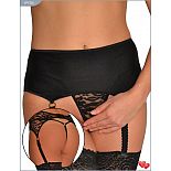<strong>Пояс с кружевом сзади и контактные трусики-стринги с цветочным узором</strong> <br />
Пояс с кружевом сзади и контактные трусики-стринги с цветочным узором. <div class="charTableblock"><div><span>Размер</span>: S (42-44); M (44-46)</div><div><span>Цвет</span>: черный</div><div><span>Производитель</span>: Ванильный рай, Россия</div><div><span>В наличии</span>: S-M, черный</div></div> Пояс с кружевом сзади и контактные трусики-стринги с цветочным узором
Пояс с кружевом сзади и контактные трусики-стринги с цветочным узором.