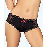 <strong>Ажурные трусики Lizette</strong> <br />
Трусики из стрейч-атласного и кружевного материала. <div class="charTableblock"><div><span>Размер</span>: L (46-48); XL (48-50)</div><div><span>Цвет</span>: черный</div><div><span>Производитель</span>: Livia Corsetti, Польша</div><div><span>В наличии</span>: L-XL, черный</div></div> Ажурные трусики Lizette
Трусики из стрейч-атласного и кружевного материала.