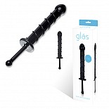     BLACK SWIRL LOVE WAND GLAS-121 
           .