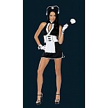 <strong>Эротический костюм горничной</strong> <br />
В этот изысканный комплект входят 4 предмета: коротенькое платье из эластичного трикотажа с воротником, шапочка, кисточка для смахивания пыли и манжеты. <div class="charTableblock"><div><span>Размер</span>: S (42-44); M (44-46); L (46-48)</div></div> Эротический костюм горничной
В этот изысканный комплект входят 4 предмета: коротенькое платье из эластичного трикотажа с воротником, шапочка, кисточка для смахивания пыли и манжеты.