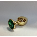   Butt Plug Gold Small Green 
  Butt Plug Gold Small Green.