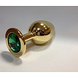   Butt Plug Gold Large Green 
  Butt Plug Gold Large Green.