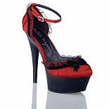 <strong>Атласные туфли RED TULIP HS211-BRD-41</strong> <br />
Гламурные туфли в стиле пин-ап из яркого красного атласа с деталями из черного бархата и тюля. Атласные туфли RED TULIP HS211-BRD-41
Гламурные туфли в стиле пин-ап из яркого красного атласа с деталями из черного бархата и тюля.