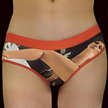 <strong>Красные трусики с принтом HU14334-157S</strong> <br />
Красные яркие слипы из хлопка на широкой резинке с принтом сексуальной девушки. Красные трусики с принтом HU14334-157S
Красные яркие слипы из хлопка на широкой резинке с принтом сексуальной девушки.