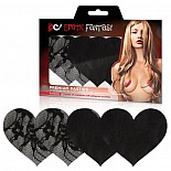 <strong>Черные кружевные и сатиновые пэстисы-сердца SATIN & LACE HEART EF-PS02</strong> <br />
Больше никаких неудобств и неудобного белья, когда одеваешь сексуальные платья и топы, например, на романтическое свидание! Добавьте сексуальности своему имиджу! Новые соблазнительные платья и топы без бретелей, красивое декольте - все может быть в Вашем новом стиле, и Вы можете не бояться, что будет открыто слишком много! Две пары пэстисов в форме сердец - классические черные с покрытием из сатина и гламурные сердца, покрытые черным кружевом. Черные кружевные и сатиновые пэстисы-сердца SATIN & LACE HEART EF-PS02
Больше никаких неудобств и неудобного белья, когда одеваешь сексуальные платья и топы, например, на романтическое свидание! Добавьте сексуальности своему имиджу! Новые соблазнительные платья и топы без бретелей, красивое декольте - все может быть в Вашем новом стиле, и Вы можете не бояться, что будет открыто слишком много! Две пары пэстисов в форме сердец - классические черные с покрытием из сатина и гламурные сердца, покрытые черным кружевом.