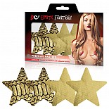 <strong>Золотые пэстисы-звезды однотонные и с рисунком GLAM-O-RAMA EF-PS03</strong> <br />
Больше никаких неудобств и неудобного белья, когда одеваешь сексуальные платья и топы, например, на романтическое свидание! Добавьте сексуальности своему имиджу! Новые соблазнительные платья и топы без бретелей, красивое декольте - все может быть в Вашем новом стиле, и Вы можете не бояться, что будет открыто слишком много! Стильные переливающиеся пэстисы золотого цвета. <div class="charTableblock"> </div> Золотые пэстисы-звезды однотонные и с рисунком GLAM-O-RAMA EF-PS03 
Больше никаких неудобств и неудобного белья, когда одеваешь сексуальные платья и топы, например, на романтическое свидание! Добавьте сексуальности своему имиджу! Новые соблазнительные платья и топы без бретелей, красивое декольте - все может быть в Вашем новом стиле, и Вы можете не бояться, что будет открыто слишком много! Стильные переливающиеся пэстисы золотого цвета.