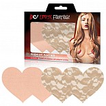 <strong>Телесные кружевные и сатиновые пэстисы-сердца BRD NUDE AMBITION EF-PS06</strong> <br />
Больше никаких неудобств и неудобного белья, когда одеваешь сексуальные платья и топы, например, на романтическое свидание! Добавьте сексуальности своему имиджу! Новые соблазнительные платья и топы без бретелей, красивое декольте - все может быть в Вашем новом стиле, и Вы можете не бояться, что будет открыто слишком много! Две пары пэстисов в форме сердец - гладкие однотонные телесного цвета и покрытые красивым кружевом. <div class="charTableblock"> </div> Телесные кружевные и сатиновые пэстисы-сердца BRD NUDE AMBITION EF-PS06 
Больше никаких неудобств и неудобного белья, когда одеваешь сексуальные платья и топы, например, на романтическое свидание! Добавьте сексуальности своему имиджу! Новые соблазнительные платья и топы без бретелей, красивое декольте - все может быть в Вашем новом стиле, и Вы можете не бояться, что будет открыто слишком много! Две пары пэстисов в форме сердец - гладкие однотонные телесного цвета и покрытые красивым кружевом.