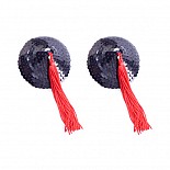 <strong>Черно-красные пэстисы с пайетками YTS-7BLK</strong> <br />
Модные пэстисы с длинными кисточками украшены блестящими пайетками,придадут изюминку и актуальность Вашему образу!Комплект крепится на мягкий двухсторонний скотч,который не входит в комплект. Черно-красные пэстисы с пайетками YTS-7BLK
Модные пэстисы с длинными кисточками украшены блестящими пайетками,придадут изюминку и актуальность Вашему образу!Комплект крепится на мягкий двухсторонний скотч,который не входит в комплект.