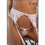 <strong>Кружевной пояс для чулок с бантиками Luxxa Lavandou</strong> <br />
Чтобы чулочки крепко держались на бёдрах, а взгляд мужчины был прикован к вашим прелестям, нужен лишь он – этот кружевной пояс от Luxxa. <br><br>
Изящный, с мелкими розовыми бантиками и потрясающе красивой вышивкой в виде цветов, пояс переживёт любой любовный натиск!
<div class="charTableblock"><div><span>Размер</span>: S (42-44); M (44-46); L (46-48)</div><div><span>Цвет</span>: белый</div><div><span>Производитель</span>: Luxxa, Франция</div></div> Кружевной пояс для чулок с бантиками Luxxa Lavandou
Чтобы чулочки крепко держались на бёдрах, а взгляд мужчины был прикован к вашим прелестям, нужен лишь он – этот кружевной пояс от Luxxa. <br><br>
Изящный, с мелкими розовыми бантиками и потрясающе красивой вышивкой в виде цветов, пояс переживёт любой любовный натиск!