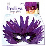 <strong>Фиолетовая маска FESTIVA EXOTIC 2780-10 CD SE</strong> <br />
Феерическая ярко-фиолетовая маска на глаза из длинных перьев птицы. <div class="charTableblock"> </div> Фиолетовая маска FESTIVA EXOTIC 2780-10 CD SE
Феерическая ярко-фиолетовая маска на глаза из длинных перьев птицы.