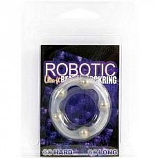 <strong>Эрекционное кольцо Robotic Beaded Cockring</strong> <br />
Эрекционное кольцо Robotic Beaded Cockring с бусинами.<div class="charTableblock"><div><span>Материал</span>: латкес</div></div> Эрекционное кольцо Robotic Beaded Cockring
Эрекционное кольцо Robotic Beaded Cockring с бусинами.