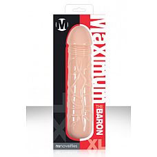 <strong>Фаллоимитатор большой Maximum The Baron X-Large телесный</strong> <br />
Большой рельефный фаллоимитатор The Baron X-Large - щедрый Размер, интенсивная текстура, для более ярких ощущений.<div class="charTableblock"><div><span>Длина, см</span>: 27.9</div><div><span>Диаметр, см</span>: 5.10</div><div><span>Материал</span>: TPE / TPR</div><div><span>Цвет</span>: телесный</div><div><span>Особенности</span>: без мошонки</div><div><span>Длина, см</span>: 25 и более</div><div><span>Диаметр, см</span>: 5</div></div> Фаллоимитатор большой Maximum The Baron X-Large телесный
Большой рельефный фаллоимитатор The Baron X-Large - щедрый Размер, интенсивная текстура, для более ярких ощущений.