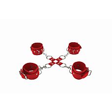 <strong>Комплект для бандажа Hand And Legcuffs Red SH-OU050RED</strong> <br />
Комплект оков, состоит из пары мягких наручников (ширина - 5,5 см), изготовленных из кожи.<div class="charTableblock"><div><span>Материал</span>: кожа</div><div><span>Цвет</span>: красный, розовый</div></div> Комплект для бандажа Hand And Legcuffs Red SH-OU050RED
Комплект оков, состоит из пары мягких наручников (ширина - 5,5 см), изготовленных из кожи.