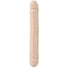 <strong>Фаллоимитатор двухсторонний Jr. Veined Double Header - 30 см.</strong> <br />
Двухголовый фаллоимитатор телесного цвета.<div class="charTableblock"><div><span>Длина, см</span>: 30.00</div><div><span>Диаметр, см</span>: 3.00</div><div><span>Материал</span>: ПВХ (PVC)</div><div><span>Цвет</span>: телесный</div><div><span>Особенности</span>: двухголовый</div><div><span>Длина, см</span>: 25 и более</div><div><span>Диаметр, см</span>: 3</div><div><span>Производитель</span>: Doc Johnson, США</div></div> Фаллоимитатор двухсторонний Jr. Veined Double Header - 30 см.
Двухголовый фаллоимитатор телесного цвета.