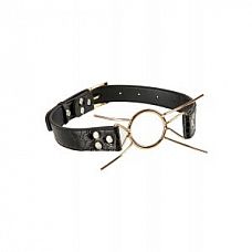 <strong>Золотистый расширитель для рта GOLD DELUXE SPIDER GAG</strong> <br />
Кляп с открытым ротиком в виде кольца золотого цвета.<div class="charTableblock"><div><span>Тип</span>: рамка (кольцо)</div><div><span>Цвет</span>: черный</div><div><span>Материал</span>: кожзам</div><div><span>Производитель</span>: PipeDream, США</div></div> Золотистый расширитель для рта GOLD DELUXE SPIDER GAG
Кляп с открытым ротиком в виде кольца золотого цвета.