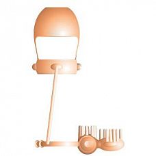 <strong>Эластичная бежевая насадка с клиторальной виброщёточкой</strong> <br />
Эластичная бежевая насадка с клиторальной виброщёточкой.<div class="charTableblock"> </div> Эластичная бежевая насадка с клиторальной виброщёточкой 
Эластичная бежевая насадка с клиторальной виброщёточкой.