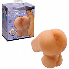  -   Handy Andy Ass Strocker With Balls - 12 . 
           ,     Cyberskin,      .