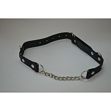 <strong>Чёрный кляп с цепочкой</strong> <br />
Ремешок изготовлен из натуральной кожи. Пряжка и цепь никелированные. Размер универсальный. <div class="charTableblock"><div><span>Тип</span>: другой</div><div><span>Цвет</span>: черный</div><div><span>Материал</span>: кожа</div><div><span>Производитель</span>: Sitabella, Россия</div></div> Чёрный кляп с цепочкой
Ремешок изготовлен из натуральной кожи. Пряжка и цепь никелированные. Размер универсальный.