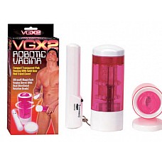 <strong>Супер-мастурбатор вращательный</strong> <br />
Супер мастурбатор в форме колбы (длина 20 см, диаметр 8 см). Внутрь колбы вставлен резервуар из нежного силикона с пупырышками по всей внутренней поверхности. Край резервуара оформлен в виде манящих губ (во время мастурбации они присасываются к члену). Между резервуаром и колбой встроен механизм, состоящий из бусинок и металлических спиралек, который вращается вокруг резервуара, плотно с ним соприкасаясь. Стимуляция члена осуществляется благодаря вращению вокруг члена этих бусинок и спиралек. Скорость вращения механизма можно регулировать выносным пультом. Для него требуется четыре батарейки.<div class="charTableblock"> </div> Супер-мастурбатор вращательный
Супер мастурбатор в форме колбы (длина 20 см, диаметр 8 см). Внутрь колбы вставлен резервуар из нежного силикона с пупырышками по всей внутренней поверхности. Край резервуара оформлен в виде манящих губ (во время мастурбации они присасываются к члену). Между резервуаром и колбой встроен механизм, состоящий из бусинок и металлических спиралек, который вращается вокруг резервуара, плотно с ним соприкасаясь. Стимуляция члена осуществляется благодаря вращению вокруг члена этих бусинок и спиралек. Скорость вращения механизма можно регулировать выносным пультом. Для него требуется четыре батарейки.