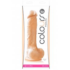  Colours Pleasures - 8" Dildo - White 
 Colours Pleasures - 8" Dildo - White      .