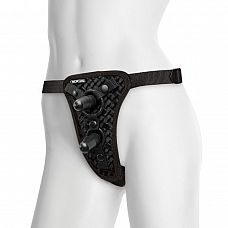       Double Penetration Velvet Harness w/ 2 Plug 
     ,           .