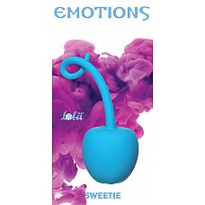 <strong>Голубой стимулятор-вишенка со смещенным центром тяжести Emotions Sweetie</strong> <br />
Интимный аксессуар Sweetie со смещенным центром тяжести изготовлен из силикона и выполнен в форме вишенки, что позволяет использовать его как для укрепления вагинальных мышц, так и в качестве анального стимулятора.<div class="charTableblock"><div><span>Материал</span>: силикон</div><div><span>Диаметр, см</span>: 3.70</div><div><span>Диаметр, см</span>: 3</div><div><span>Производитель</span>: Lola toys, Китай</div></div> Голубой стимулятор-вишенка со смещенным центром тяжести Emotions Sweetie
Интимный аксессуар Sweetie со смещенным центром тяжести изготовлен из силикона и выполнен в форме вишенки, что позволяет использовать его как для укрепления вагинальных мышц, так и в качестве анального стимулятора.