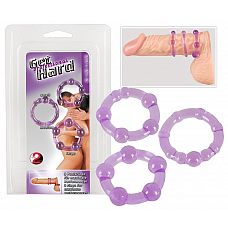 <strong>Набор из 3 фиолетовых эрекционных колец с шариками</strong> <br />
Набор из 3 фиолетовых эрекционных колец с шариками.<div class="charTableblock"><div><span>Материал</span>: TPE / TPR</div></div> Набор из 3 фиолетовых эрекционных колец с шариками
Набор из 3 фиолетовых эрекционных колец с шариками.