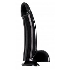 <strong>Чёрный гладкий фаллоимитатор Renegade 7 Smooth Dong - 19,8 см.</strong> <br />
Гладкая поверхность и упругая головка реалистичной формы сделают проникновения нежными и комфортными, а также обеспечит дополнительную стимуляцию стенок вагины/ануса.<div class="charTableblock"><div><span>Длина, см</span>: 19.8</div><div><span>Диаметр, см</span>: 3.8</div><div><span>Материал</span>: TPE / TPR</div><div><span>Цвет</span>: черный</div><div><span>Особенности</span>: на присоске; с мошонкой</div><div><span>Длина, см</span>: 17-20</div><div><span>Диаметр, см</span>: 3</div><div><span>Производитель</span>: NS Novelties, США</div></div> Чёрный гладкий фаллоимитатор Renegade 7 Smooth Dong - 19,8 см.
Гладкая поверхность и упругая головка реалистичной формы сделают проникновения нежными и комфортными, а также обеспечит дополнительную стимуляцию стенок вагины/ануса.