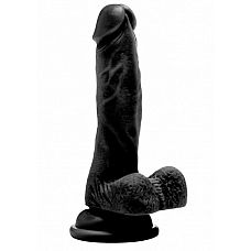 <strong>Чёрный фаллоимитатор Realistic Cock 7 With Scrotum - 18 см.</strong> <br />
Фаллоимитатор Realistic Cock 7 With Scrotum.<div class="charTableblock"><div><span>Длина, см</span>: 18.00</div><div><span>Диаметр, см</span>: 3.50</div><div><span>Материал</span>: TPE / TPR</div><div><span>Цвет</span>: черный</div><div><span>Особенности</span>: на присоске; с мошонкой</div><div><span>Длина, см</span>: 17-20</div><div><span>Диаметр, см</span>: 3</div><div><span>Производитель</span>: Shots Media BV, Нидерланды</div></div> Чёрный фаллоимитатор Realistic Cock 7 With Scrotum - 18 см.
Фаллоимитатор Realistic Cock 7 With Scrotum.